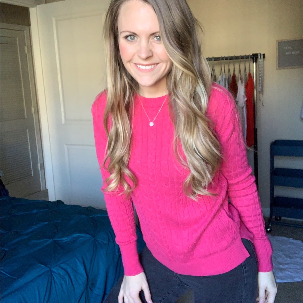 Pink Knit Sweater